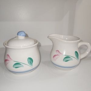 Porto International Tableworks Sugar Bowl and Creamer
